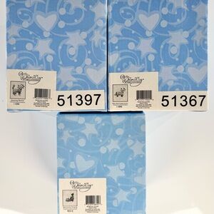 2009 NEW In BOX Whimsiclay Amy Lacombe Cat Figurine LOT Of 3 - 11044 11045 48312